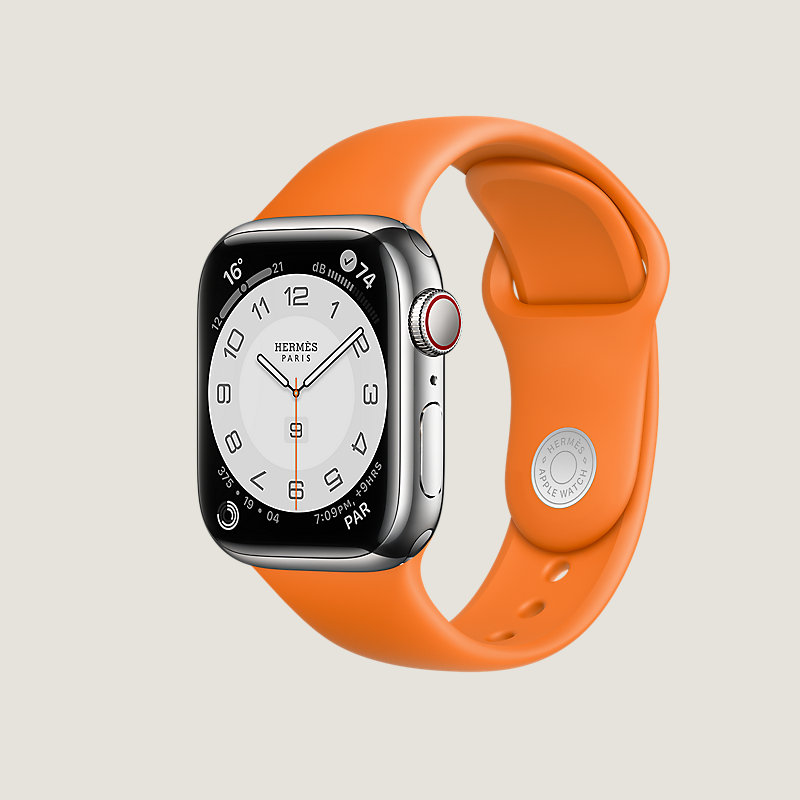Series 8 case & Band Apple Watch Hermes Single Tour 41 mm | Hermès USA